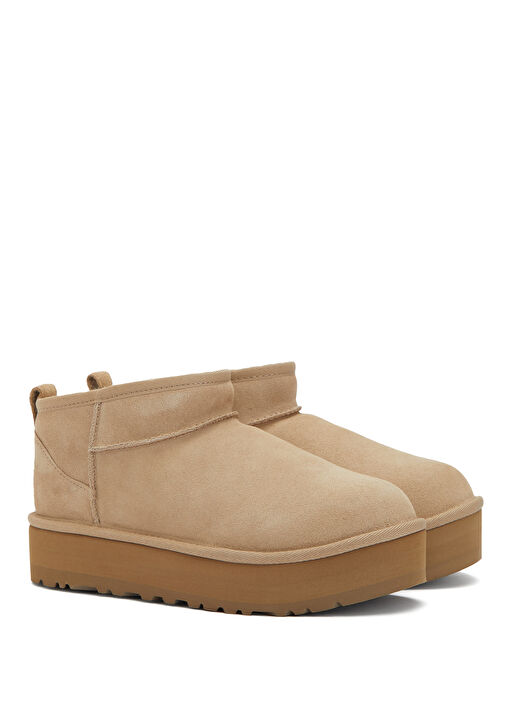 Classic Ultra Mini Platform Kız Çocuk Süet Bot - Görsel 3