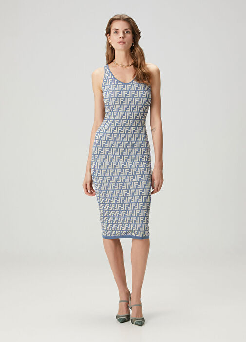 linen collared midi dress Navy Blue Cotton Linen Paneled A-Line Midi Dress 60