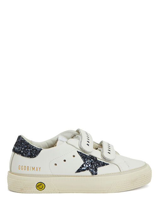 May Beyaz Unisex Çocuk Deri Sneaker - Görsel 2