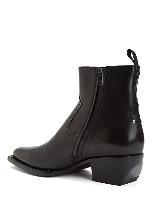 Siyah Erkek Deri Bot - Görsel 4