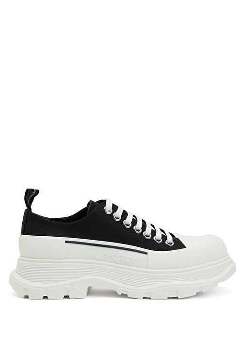 Siyah Beyaz Kadın Sneaker - Görsel 2