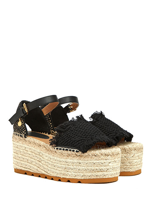 Siyah Kadın Espadril - Görsel 3