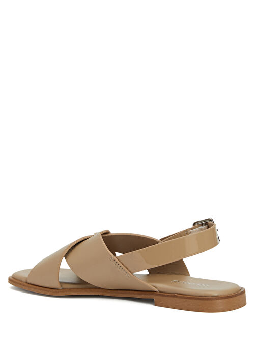 Vizon Kadın Deri Sandalet - Görsel 4