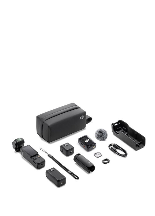 DJI - Osmo Pocket 3 Creator Combo Gimbal - Siyah