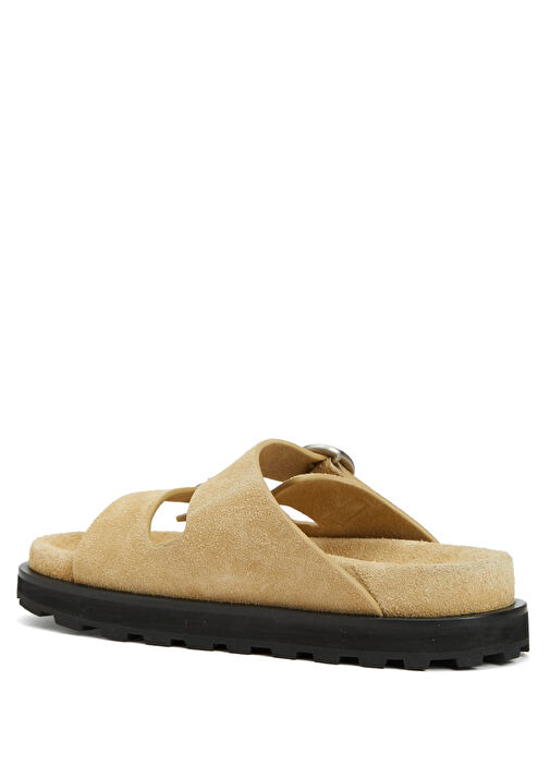 Camel Kadın Deri Sandalet - Görsel 4