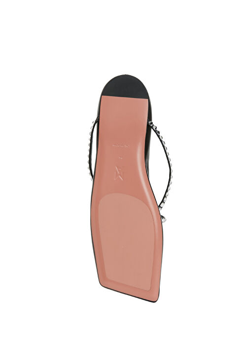 Siyah Silver Deri Babet - Görsel 6