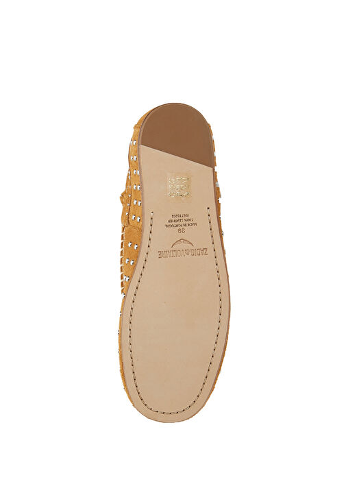 Taba Troklu Kadın Süet Çizme - Görsel 6