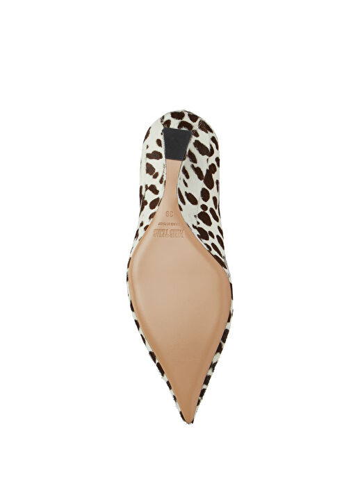 Nina Kahve Beyaz Desenli Kadın Deri Çizme - Görsel 6