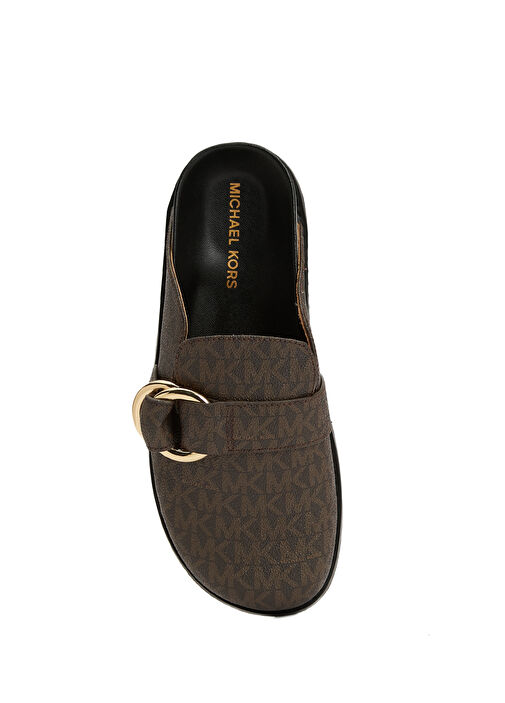 Jaden Siyah Kahve Kadın Terlik - Görsel 5