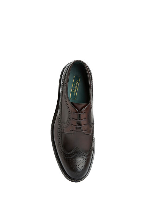 Kahverengi Erkek Deri Ayakkabı - Görsel 5