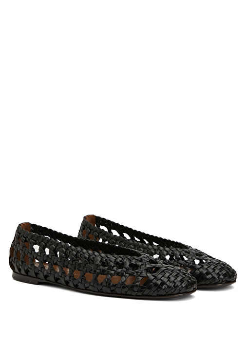 Siyah Deri Babet - Görsel 3