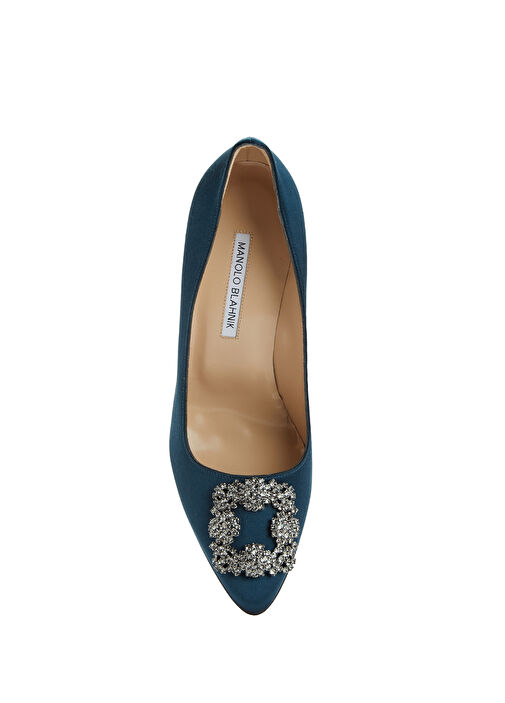 Hangisi Koyu Yeşil Kadın Gece Ayakkabısı - Görsel 5