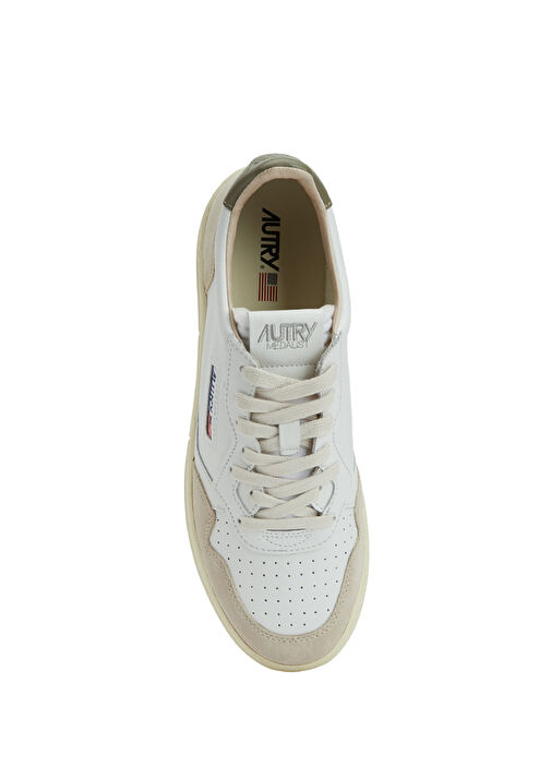 Beyaz Erkek Deri Sneaker - Görsel 5