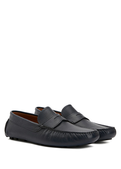 Lacivert Erkek Deri Loafer - Görsel 3