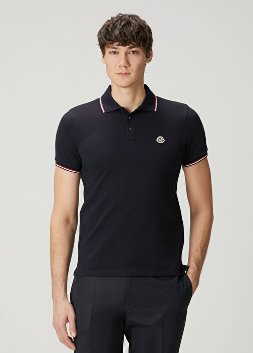 トップス MONCLER navy polo shirt Moncler Lacivert Erkek Lacivert Polo Yaka T-shirt 1892885 | Beymen