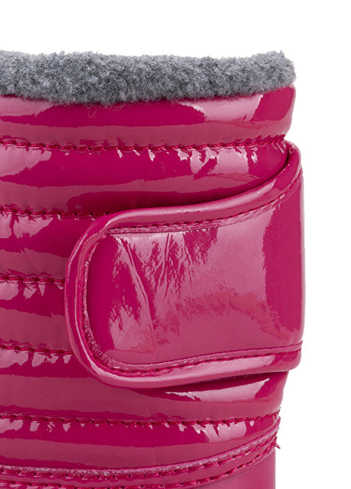 Topo Ski Charol Fuşya Kız Çocuk Bot - Görsel 5