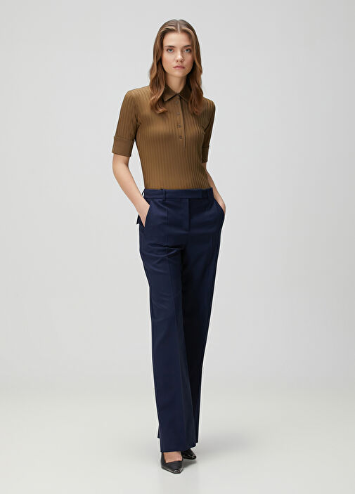 売れ筋商品|||ボス Tシャツ レディース トップス ELLERA - Polo shirt - open brown Boss - Ellera Brown Polo T-Shirt