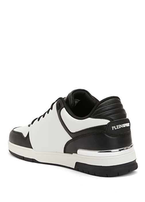 Siyah Logo Detaylı Erkek Sneaker - Görsel 4