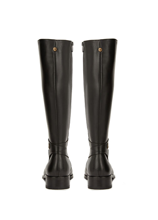 Siyah Kadın Deri Çizme - Görsel 5