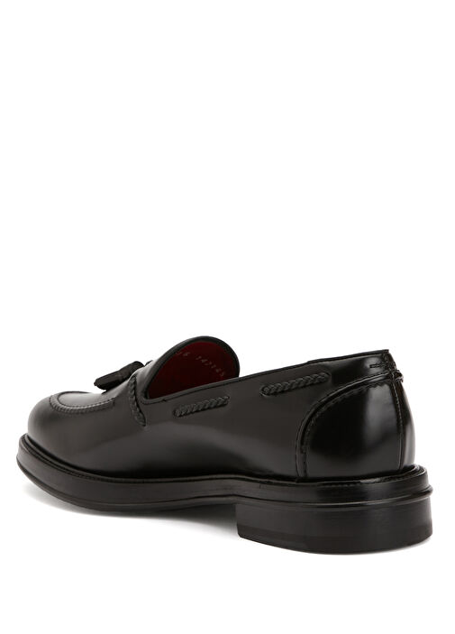 Siyah Erkek Deri Loafer - Görsel 4