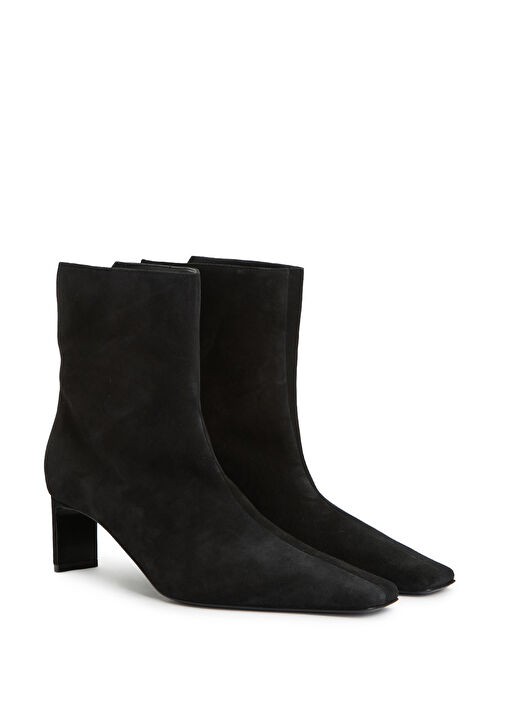 Siyah Kadın Deri Bot - Görsel 3