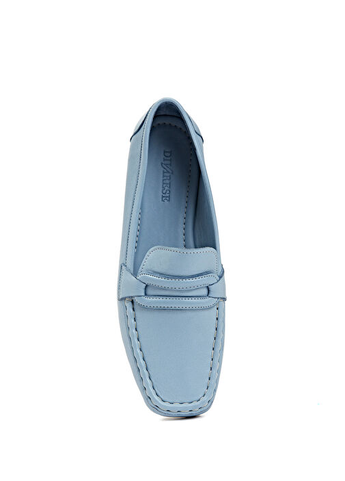 Divarese Divarese Mavi Kadın Deri Loafer Beymen'de! Mavi - 4. görsel