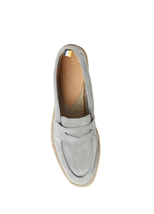 Nacho Açık Gri Erkek Deri Espadril - Görsel 5
