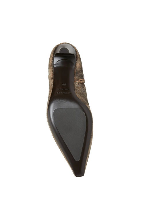 Cher Kahverengi Kadın Deri Topuklu Bot - Görsel 6