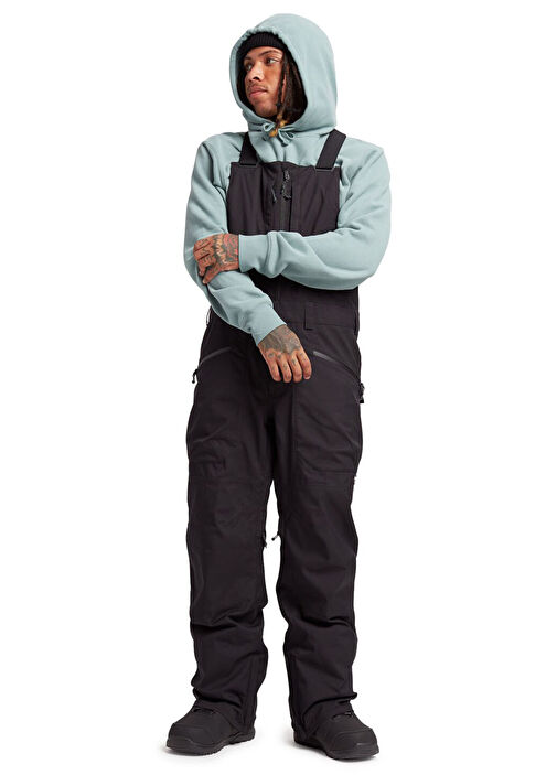 Burton Siyah Erkek M Reserve 2L Bib PT Erkek Snowboard Tulum