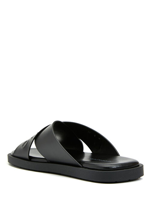 Siyah Erkek Deri Terlik - Görsel 4