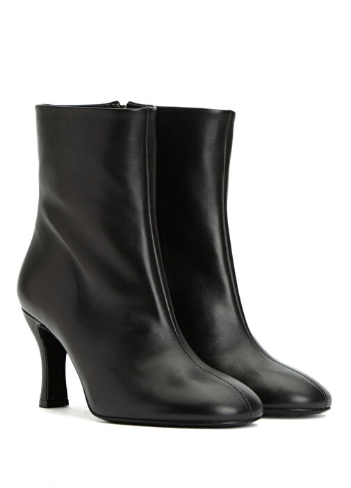 Siyah Kadın Deri Bot - Görsel 3