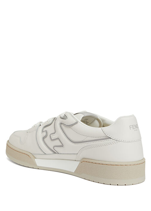 Match Beyaz Erkek Deri Sneaker - Görsel 4