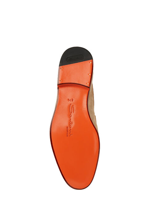 Bej Erkek Süet Loafer - Görsel 6