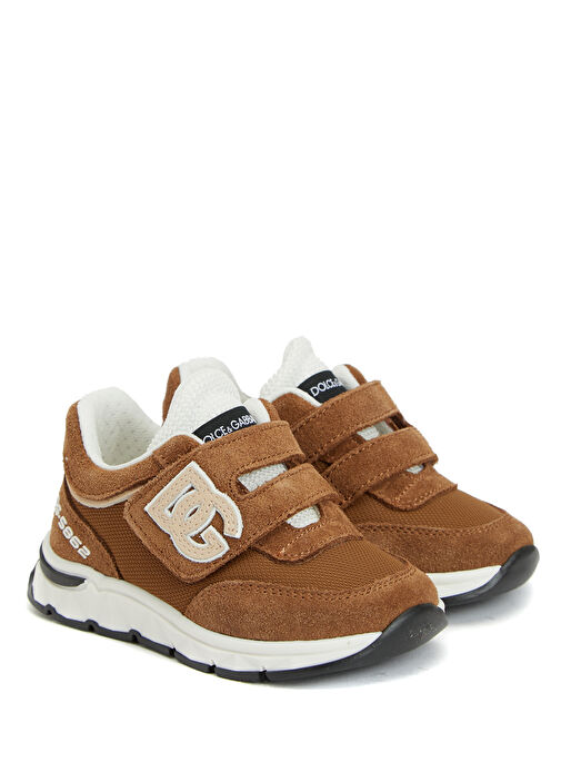 Kestane Erkek Çocuk Deri Sneaker - Görsel 3