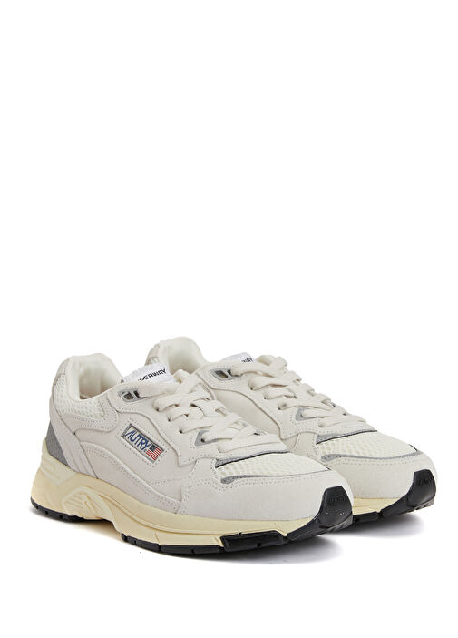 Hyperway Beyaz Kadın Deri Sneaker - Görsel 3