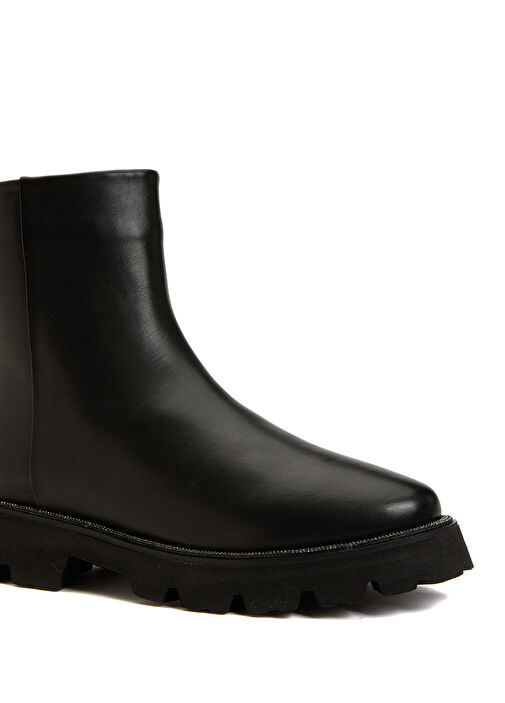 Network Network Siyah Kadın Deri Bot | Beymen Siyah - 8. görsel