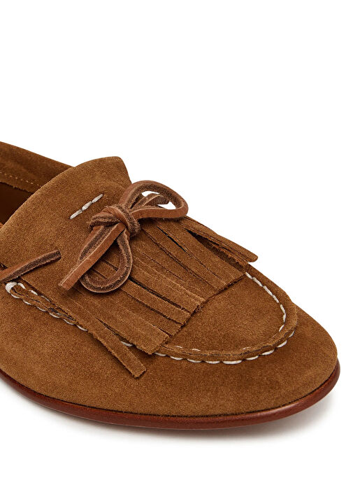 The Soft Camel Kadın Süet Loafer - Görsel 7
