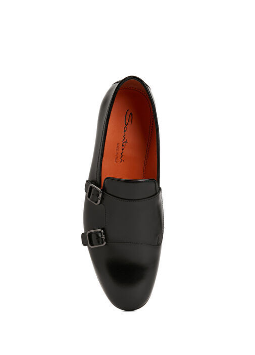 Siyah Erkek Deri Loafer - Görsel 5