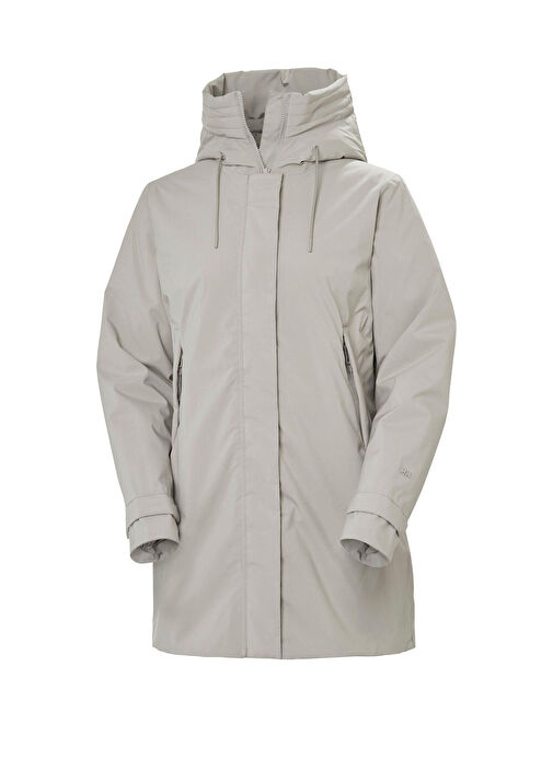 Helly Hansen TERRAZZO Kadın W Vıctoria Ins Mıd Gri Kadın Yağmurluk