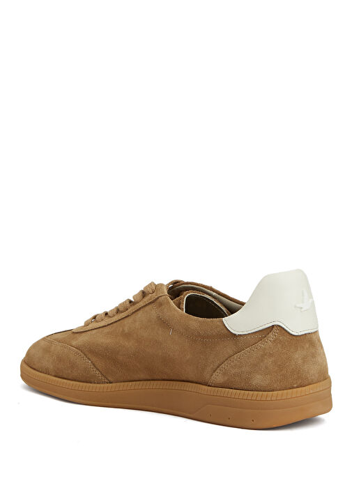 Bej Erkek Süet Sneaker - Görsel 4