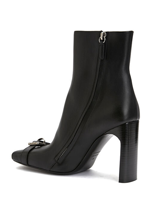 Bel Air Siyah Kadın Deri Bot - Görsel 4
