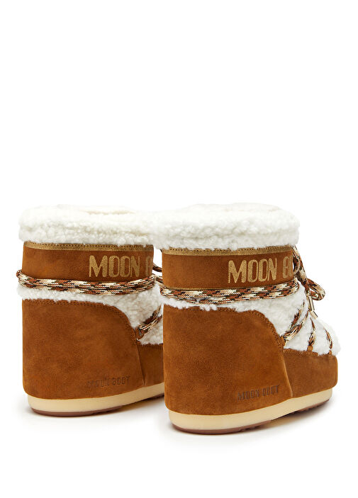 Icon Shearling Dokulu Kadın Süet Kar Botu - Görsel 3