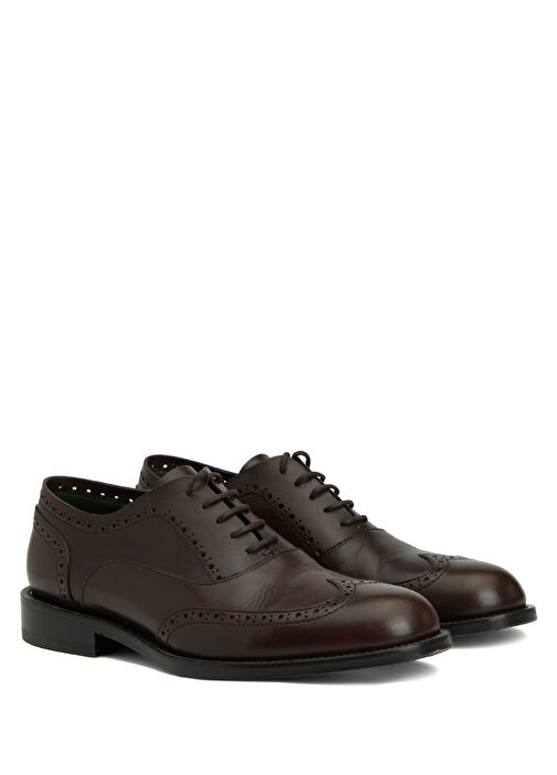 Kahverengi Erkek Deri Ayakkabı - Görsel 3