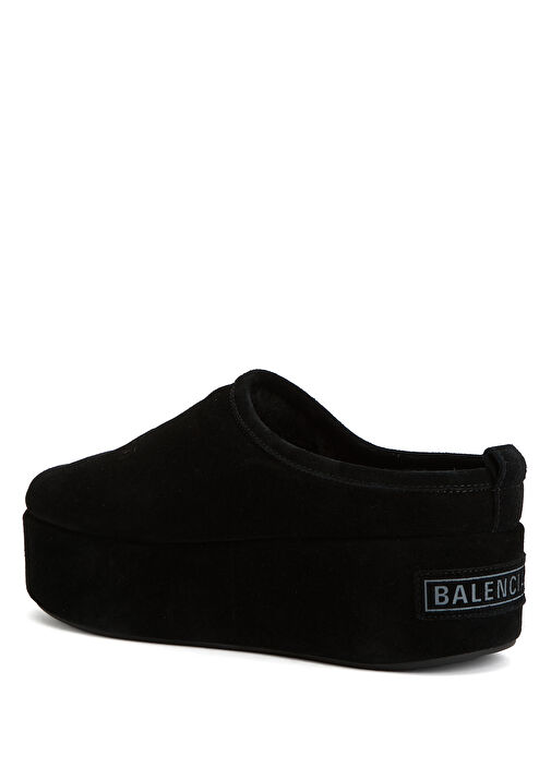 Siyah Kadın Deri Terlik - Görsel 5