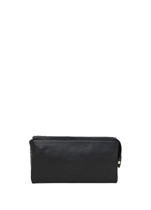 Siyah Erkek Deri Clutch - Görsel 2
