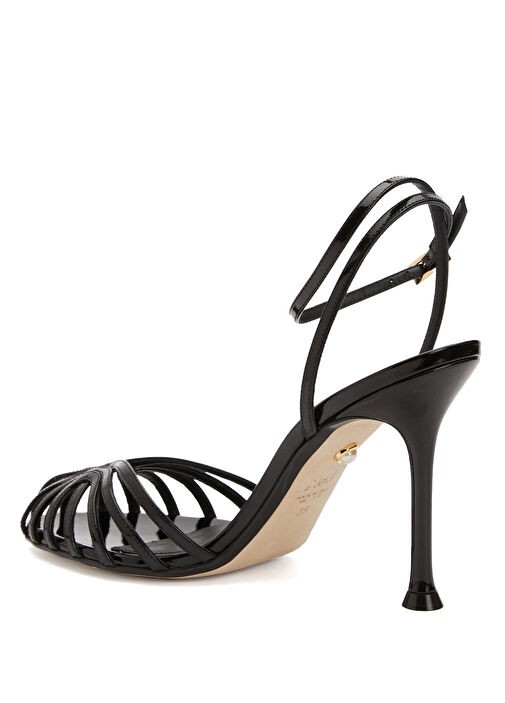 Ally Siyah Kadın Deri Sandalet - Görsel 4