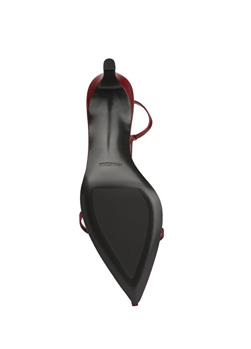 Cage Kırmızı Kadın Deri Sandalet - Görsel 6