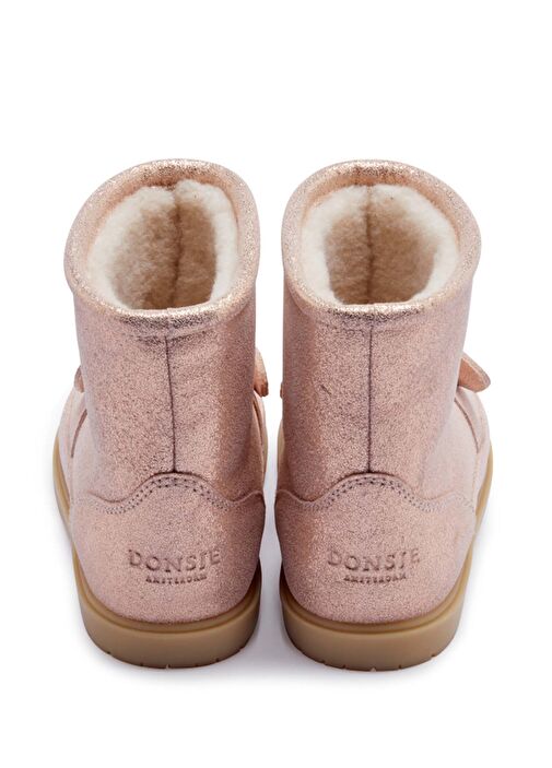 Xelly Silver Pembe Unisex Çocuk Deri Bot - Görsel 5