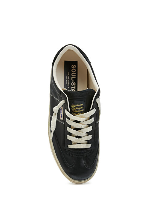 Soul Star Siyah Kadın Deri Sneaker - Görsel 5