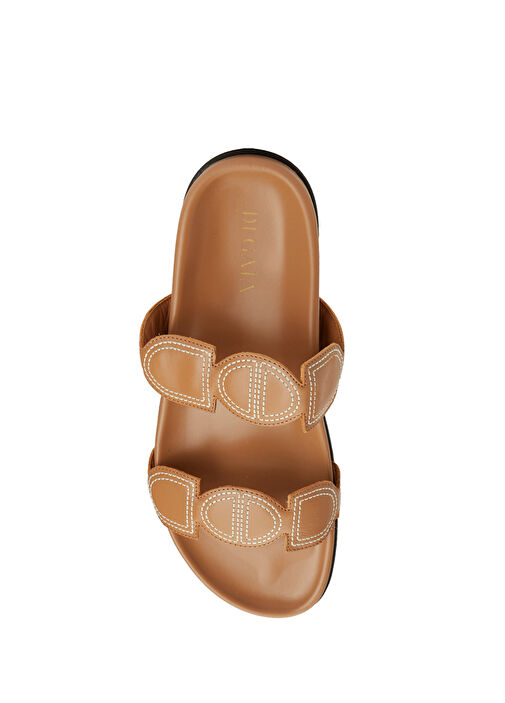 Mia Camel Kadın Deri Terlik - Görsel 5